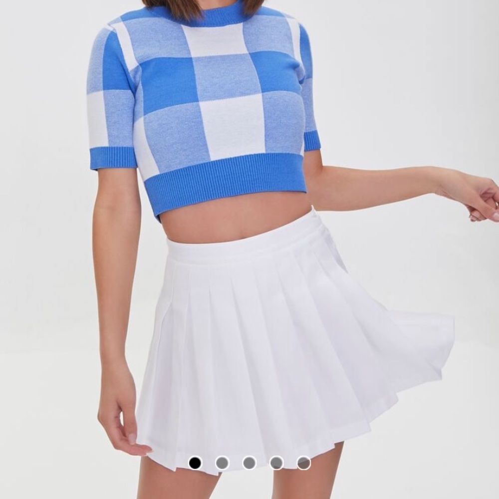 Pleated Mini Skirt